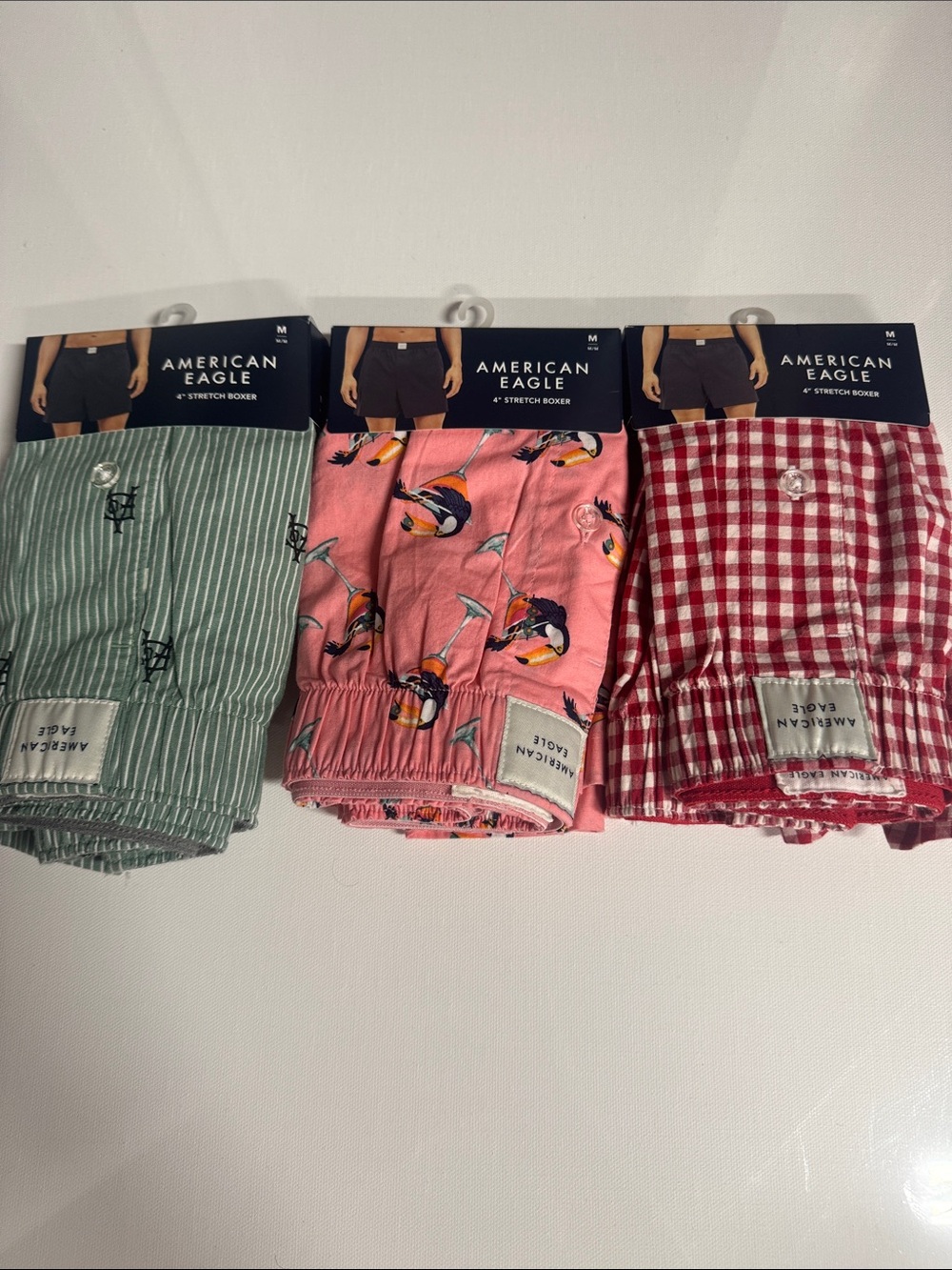 American Eagle Boxers Mens Medium 3 Pack
